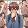 学校で周囲の人に笑われている男の子